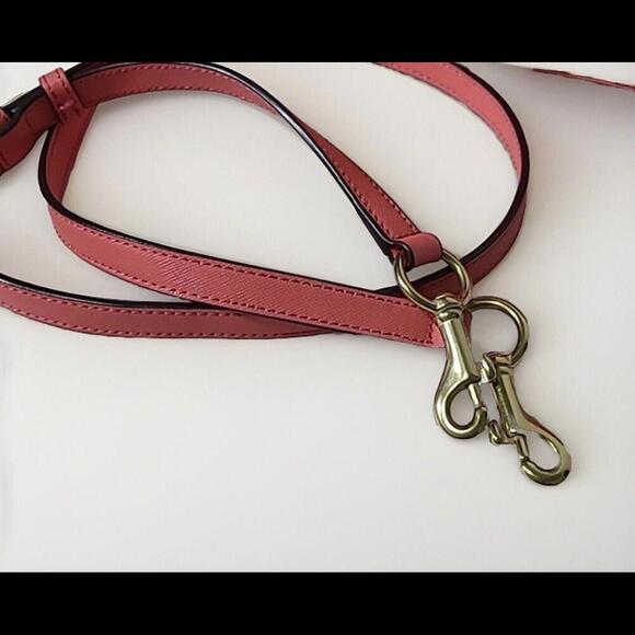 COACH Coral Saffiano Peyton Cora Domed Crossbody Satchel Purse Bag Shoulder - Picture 12 of 12